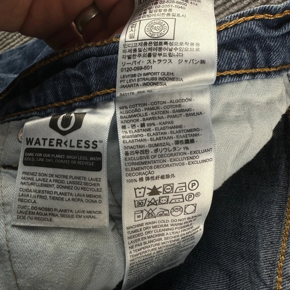 Levis 541 Athletic Taper Jeans Mens 36x34 Blue Denim Stretch Pants 18181-0062